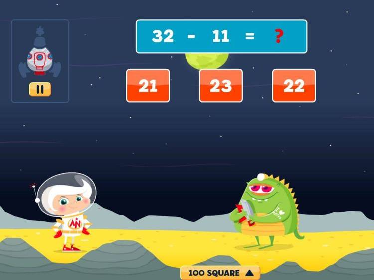 Five colorful fun learning games for kids 3 to 10.