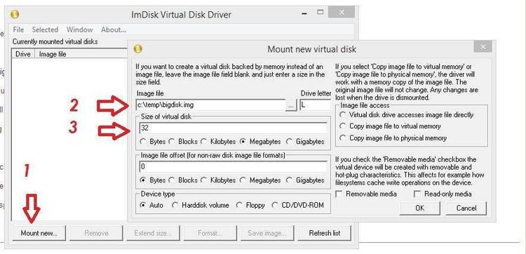 Run new files from floppy, and prevent writes to hard disk during evalua.