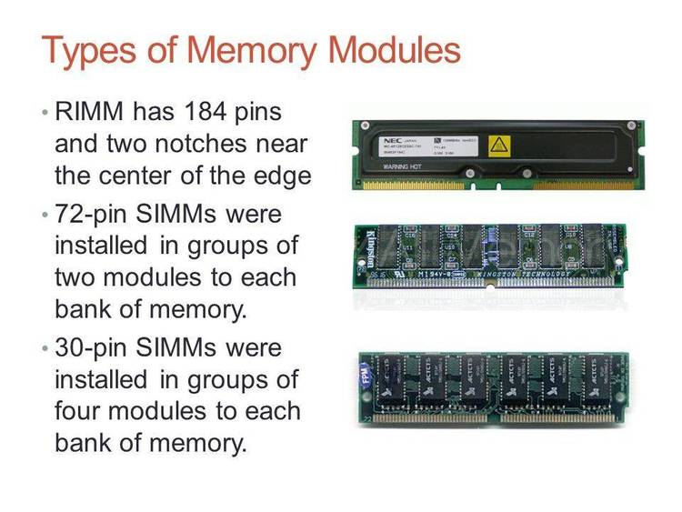 Thread from Compuserve about 30 pin vs 72 Pin SIMM memory modules.