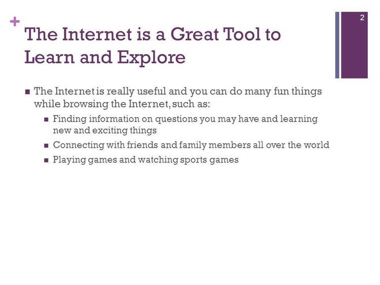 Great introduction to InterNet.