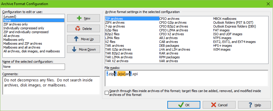 Converts any archive format file to the ZIP archive format.