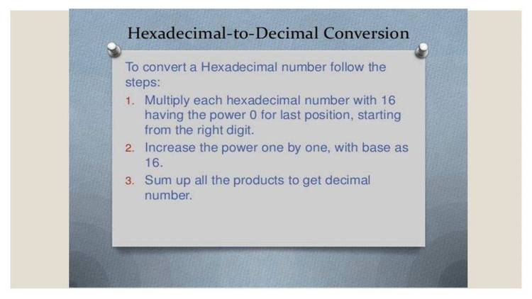 Allows user to convert decimal to hex or hex to decimal from the command line includes C source code.