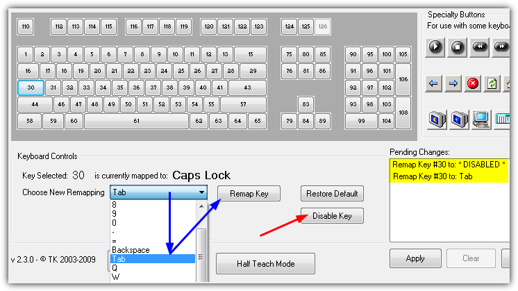 Small program that will control Num, Caps, and Scroll lock keys.