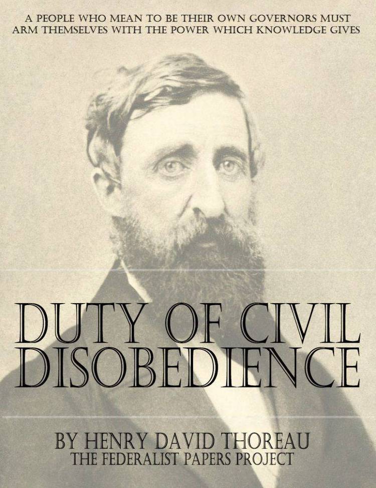 Thoreau's "On the Duty of Civil Disobedience", full text.