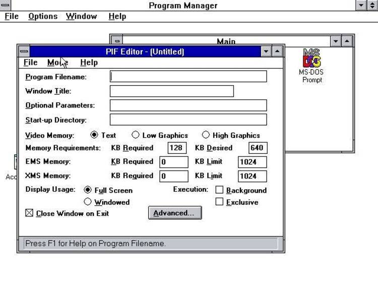 Windows 3.1 task manager with many great features.