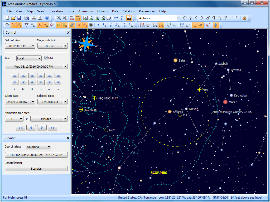 Great Astronomy program for Windows 3.X. Easy to use and powerful.