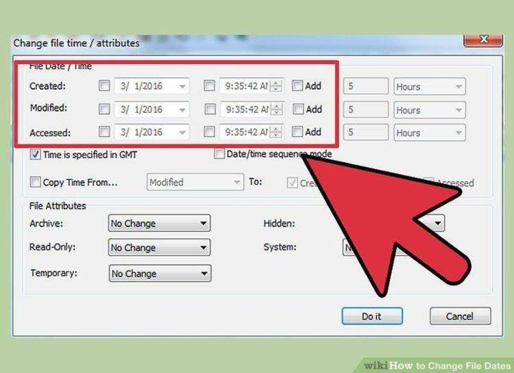 Simple, effective method to change file attributes while in Windows 3.X.