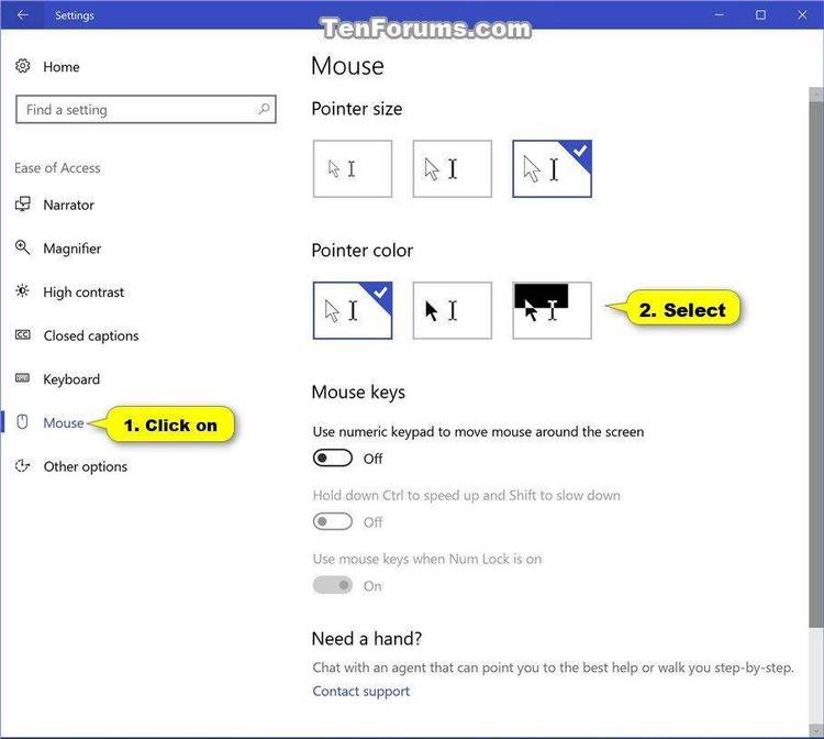 This program will make your cursor (mouse arrow) double its size.