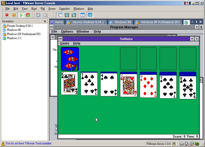 Great Windows 3.0 solitaire game with lots of options.