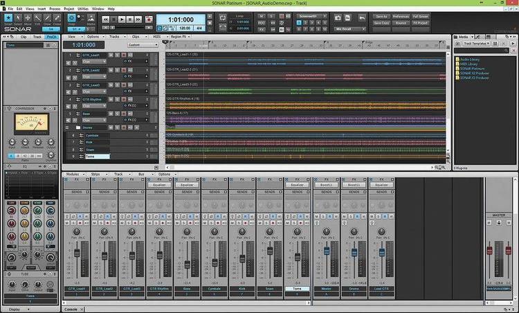 Cakewalk for Windows demo. Cakewalk is a very popular MIDI sequencer for PC--New Windows version looks to be excellent.