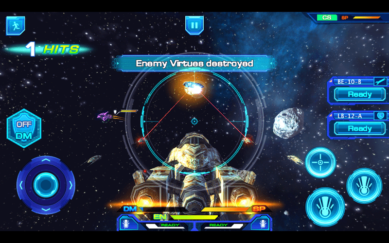 An arcade-like game for Windows. You basically shoot the asteroids, enemy ships and the mines.