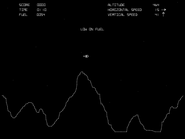 Lunar Lander game for Windows 3.0. Very nice.