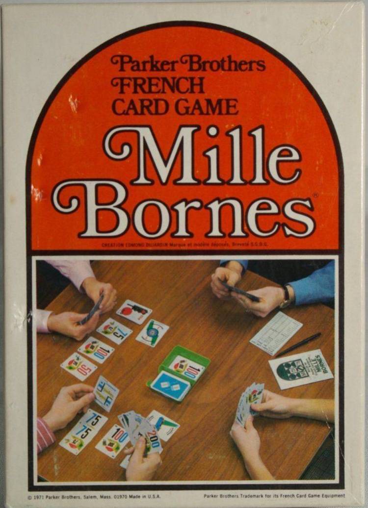 A Windows 3.0 version of the French card game Mille Bourne.