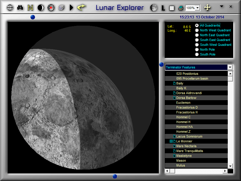 Windows 3.0 program to predict moon phases.