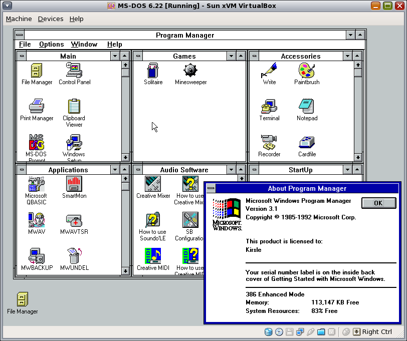 Print the contents of the clipboard in Windows 3.1.