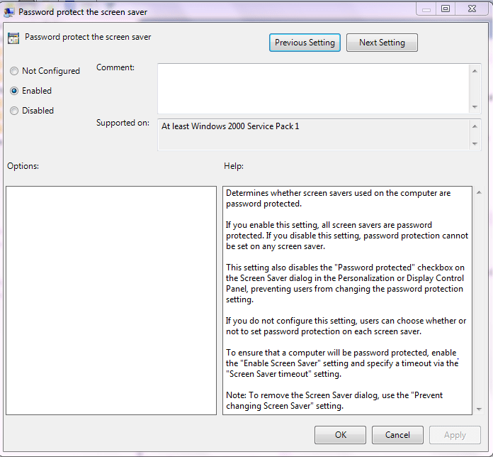 Windows 3.0 screen saver and password protecter.