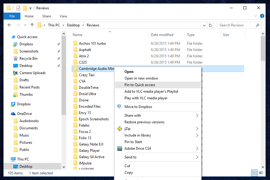 MS Windows file manager utility.