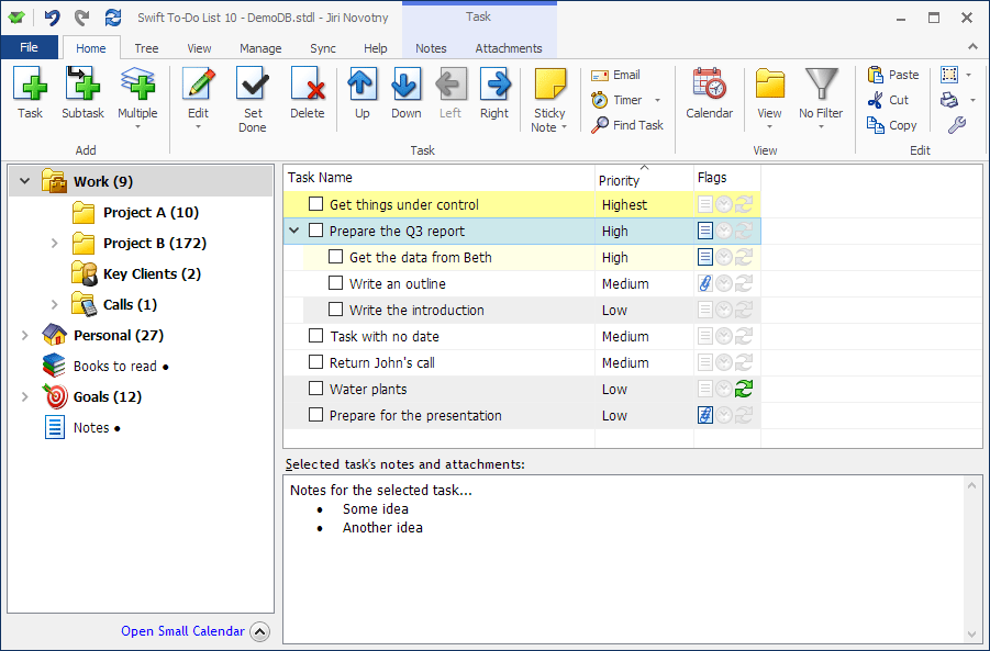A simple "To Do" list for Windows.