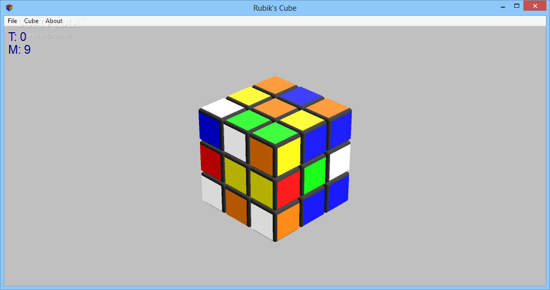 Rubik's cube for Windows.