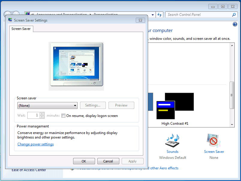 Screen blanker for MS Windows.