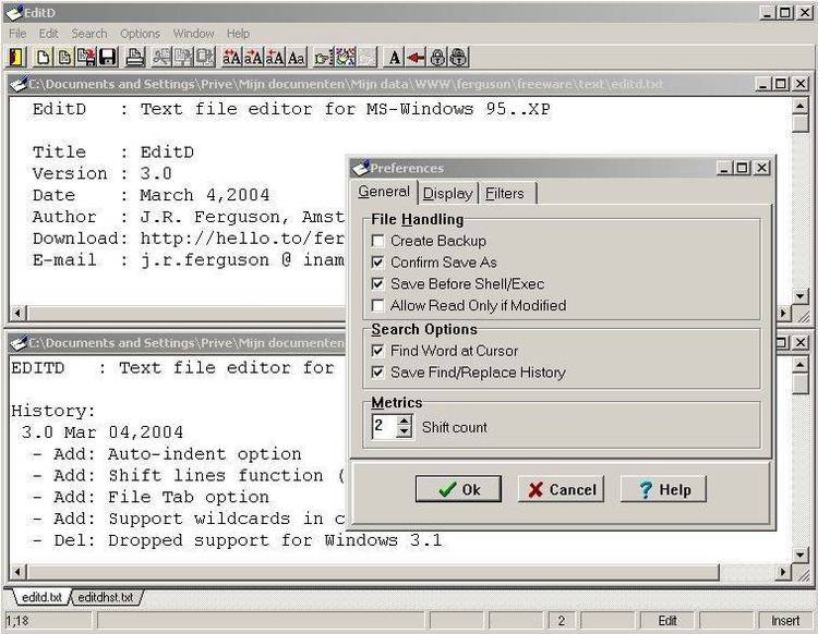 Version 1.1 DOS utility program for Windows 3.0.
