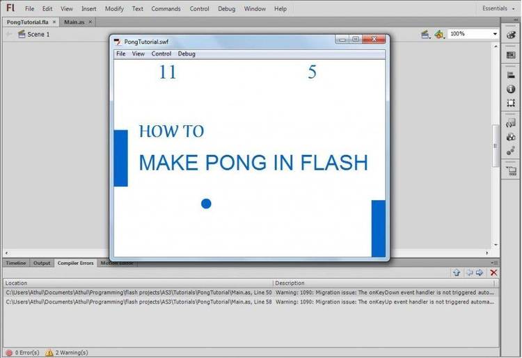 The game of Pong for Windows 3.x.