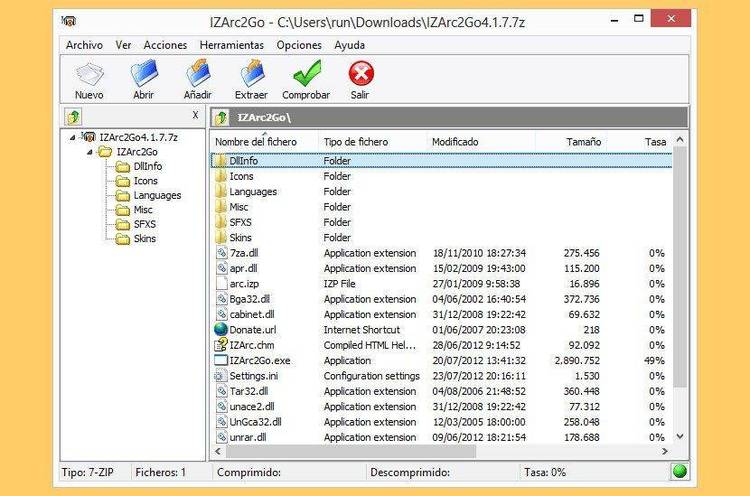 Latest version of the Windows shell for ZIP/ARC file compression utilities.