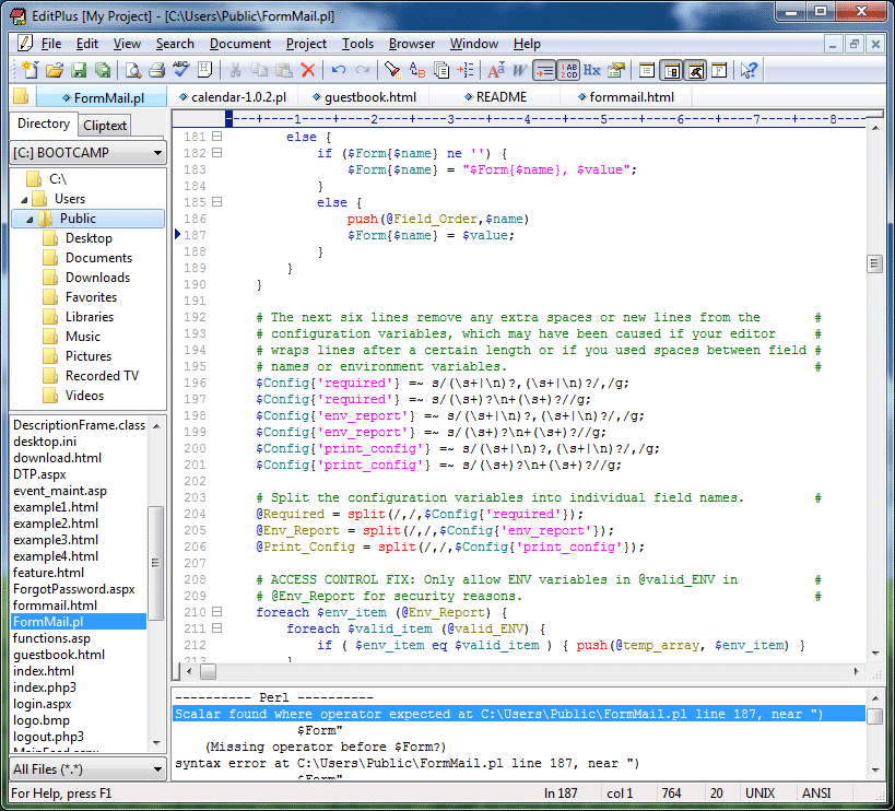 Ansi and Text file viewer. Supports mouse.