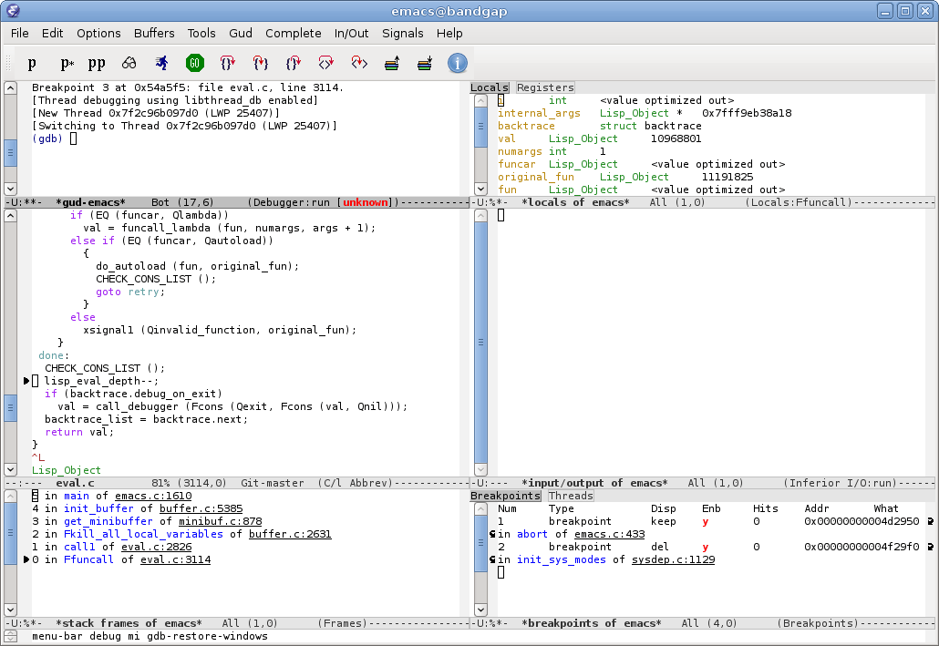 GNU Emacs for DOS. This file contains LISP and Misc. Part 3 of 3.