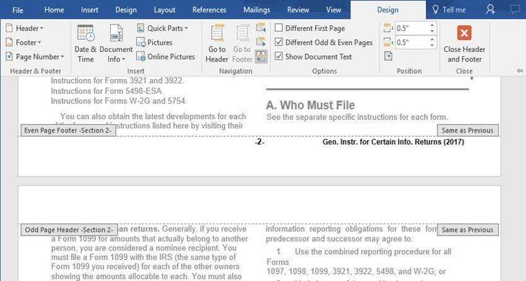 Add form feed to DOC files every 60 lines.